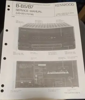 UD-501 KENWOOD Amplifier Service Manual