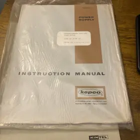 KS36-30M KEPCO Instruction Manual Power Supply Voltage