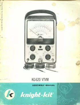 KG-620 KNIGHT Vtvm Manual Kit