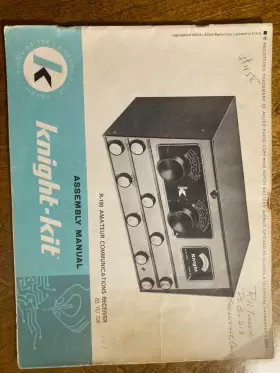 83-726 KNIGHT-KIT Manual Amateur Communications Receiver