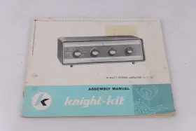 83YX927 KNIGHT KIT Stereo Amplifier Usage Manual #2