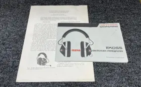 EPS-6 KOSS Electrostatic Headphone Operating Manual Paper