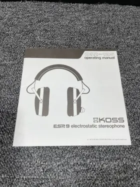 EPS-9 KOSS Electrostatic Headphone Operating Manual