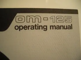OM-125 KOSS Ex Electrostatic Stereophone Headphones Operating #3