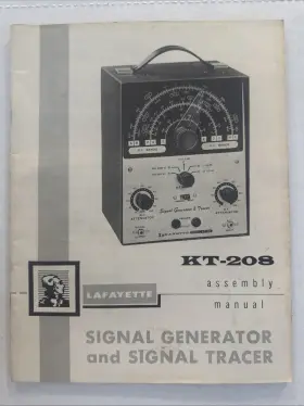 KT-208 LAFAYETTE Owners Service Manual Signal Generator
