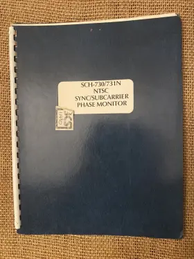SCH-730-731N LEITCH VIDEO OF AMERICA Instruction Manual Phase