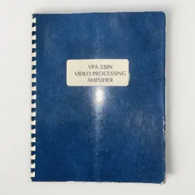 VPA-330N LEITCH Video Processing Amplifier Instruction Manual