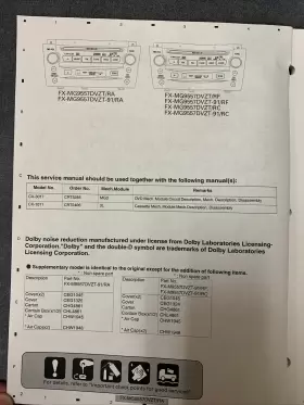 86120-30C80-C0 LEXUS / PIONEER Service Manual Og Schematics #3
