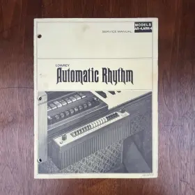 SA5010 LOWREY Automatic Rhythm Service Manual