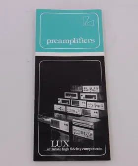 CL-35 LUXMAN Lux Preamplifiers Crossover Turntable