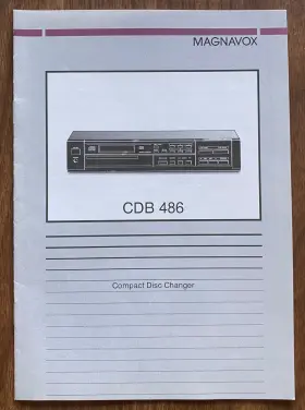 CDB-486 MAGNAVOX Disc Player Manual Philips