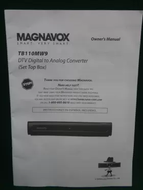 TB110MW9 MAGNAVOX Dtv Digital Analog Converter Remote #3