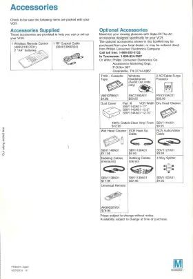 VQTS2131 MAGNAVOX Vhs Hq Vcr Owners Operating Manual #2