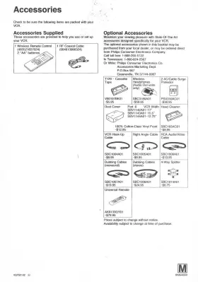VQTS2132 MAGNAVOX Vhs Hq Vcr Owners Operating Manual #2