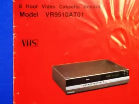 VR9510AT01 MAGNAVOX Vhs Video Cassette Recorder Owners Manual #2