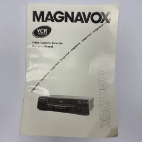 VRC602MG MAGNAVOX Video Cassette Recorder Owners Manual