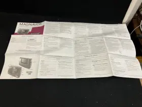 AE-2145 MAGNOVOX Radio Owners Manual Sp #3