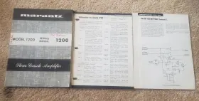 1200B MARANTZ Amplifier Service Manual Addendums