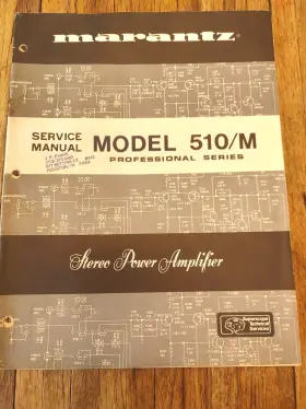 199-2043-000 MARANTZ Stereo Power Amplifier Service Manual