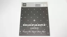 CD-54 MARANTZ Service Manual