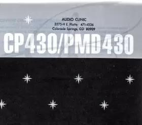 CP430-PMD430 MARANTZ Service Manual