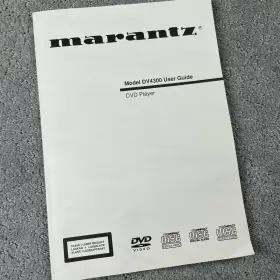 DV4300 MARANTZ Dvd Player Owners Manual Copy