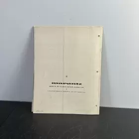 MODEL-1030 MARANTZ Stereo Console Amplifier Service Manual #2