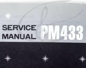 PM433 MARANTZ Amplifier Service Manual