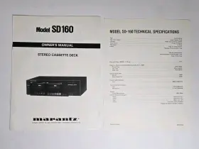 SD150 MARANTZ Sd Double Cassette Deck Owners Manual Technical