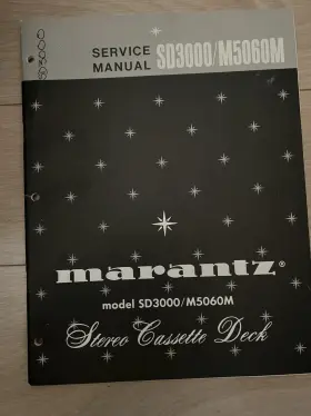 SD3000-M5060M MARANTZ Service Manual Stereo Cassette Deck