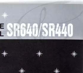 SR640-SR440 MARANTZ Service Manual Stereophonic Receiver