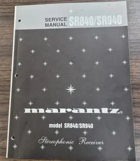 SR840 MARANTZ Receiver Service Manual