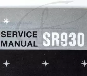 SR930 MARANTZ Service Manual Stereophonic Receiver