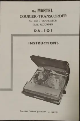 DA-101 MARTEL Reel Service Manual