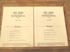 039396 MCINTOSH Stereo Power Amplifier Schematics Sheet