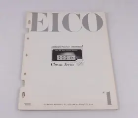 2536 MCINTOSH Eico Service Manual