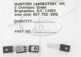 2SC106M MCINTOSH Transistor