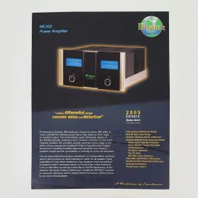 MC402 MCINTOSH Power Amplifier Brochure Advertisement