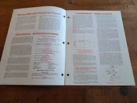MR65 MCINTOSH Stereo Fm Tuner Operating Instruction Manual #2