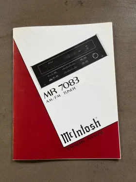 MR7083 MCINTOSH Owners Manual