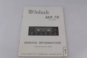 MR78-78 MCINTOSH Service Manual #2