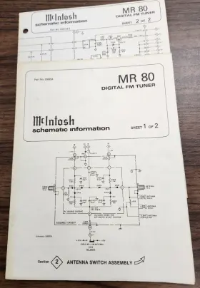 MR80 MCINTOSH Schematic