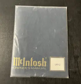 UR12 MCINTOSH Touch Screen Renote Manual