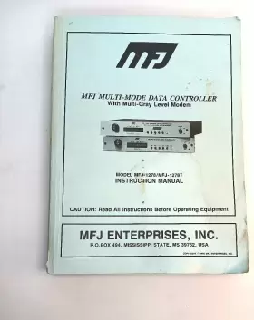 91-3261-10-00 MFJ MULTI-MODE DATA CONTROLLER Owners Manual