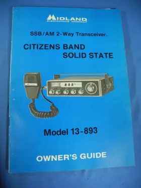 13-893 MIDLAND Owners Cb Radio Manual