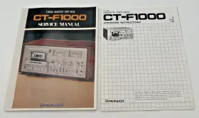 CT-F1000 MILLER KREISEL Pioneer Service Manual Operating Tape