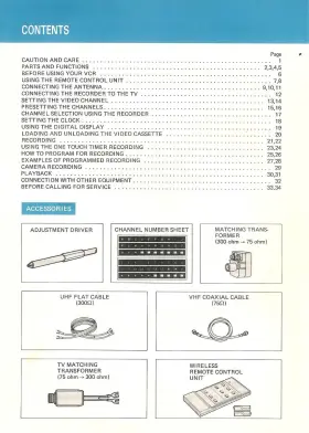 871C098A6 MITSUBISHI Vhs Vcr Owners Manual Printed #2