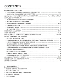 871C156A8 MITSUBISHI Table Tv Owners Manual #2