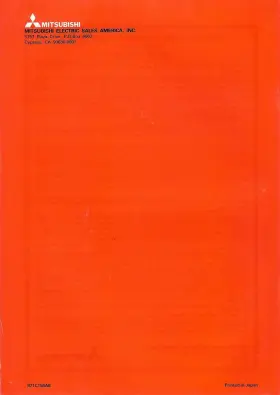 871C156A8 MITSUBISHI Table Tv Owners Manual #3