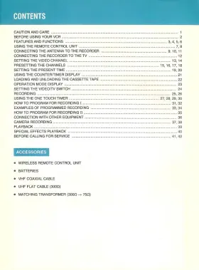 871C220A7 MITSUBISHI Vhs Vcr Owners Manual Printed #2